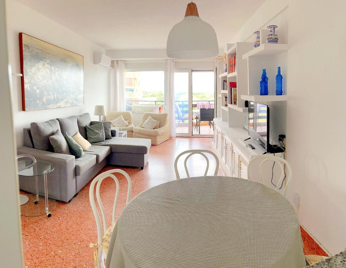 Apartamento Roquetas De Mar Urbanizacion, 2 Dormitorios, Gran Terraza Con Vista Al Mar, Wi-Fi, Parking Y Piscina Dış mekan fotoğraf